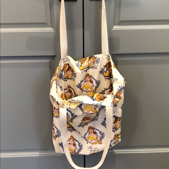 One of a Kind Beauty and the Beast Belle Inspired Tote Bag - Picture 2 of 2